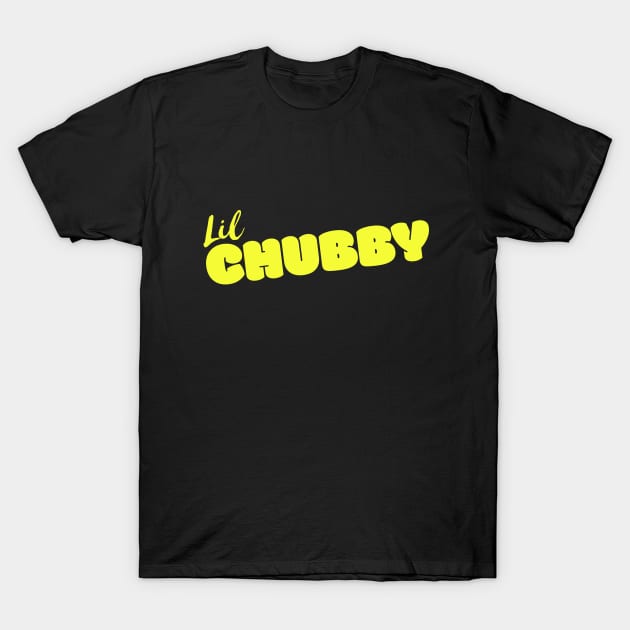 Lil Chubby Yellow T-Shirt by HighBrowDesigns